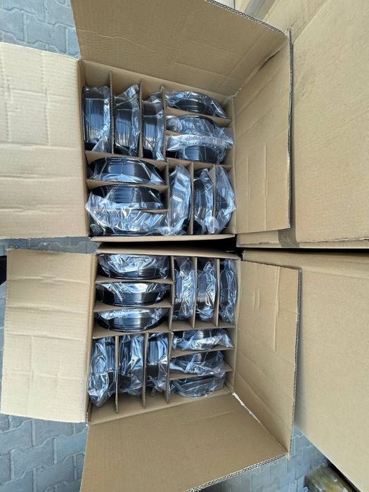 Якісний філамент ПЕТГ/PETG Black для 3д друку