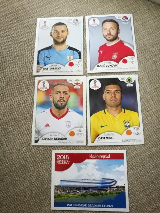 Cromos Rússia 2018