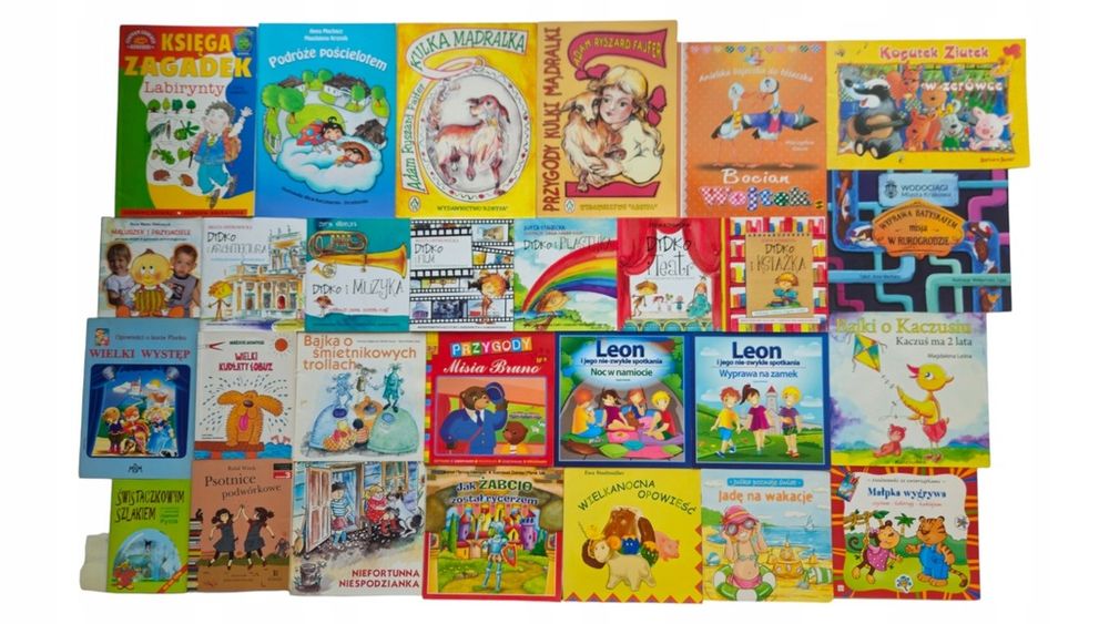 28x Książki Dla Dzieci Bajki Edukacyjne Wiersze Ilustrowane Opowieści