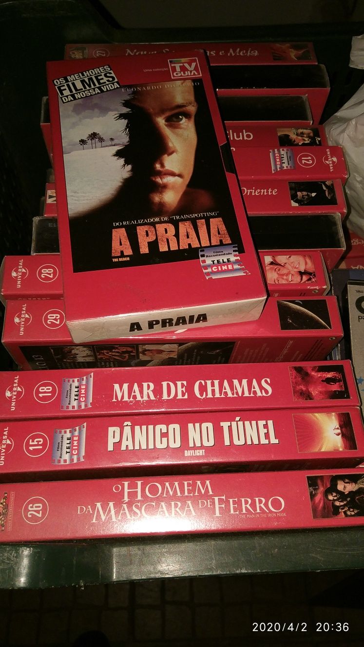 Filmes VHS (40)Novos cada unidade 2 euros Selados