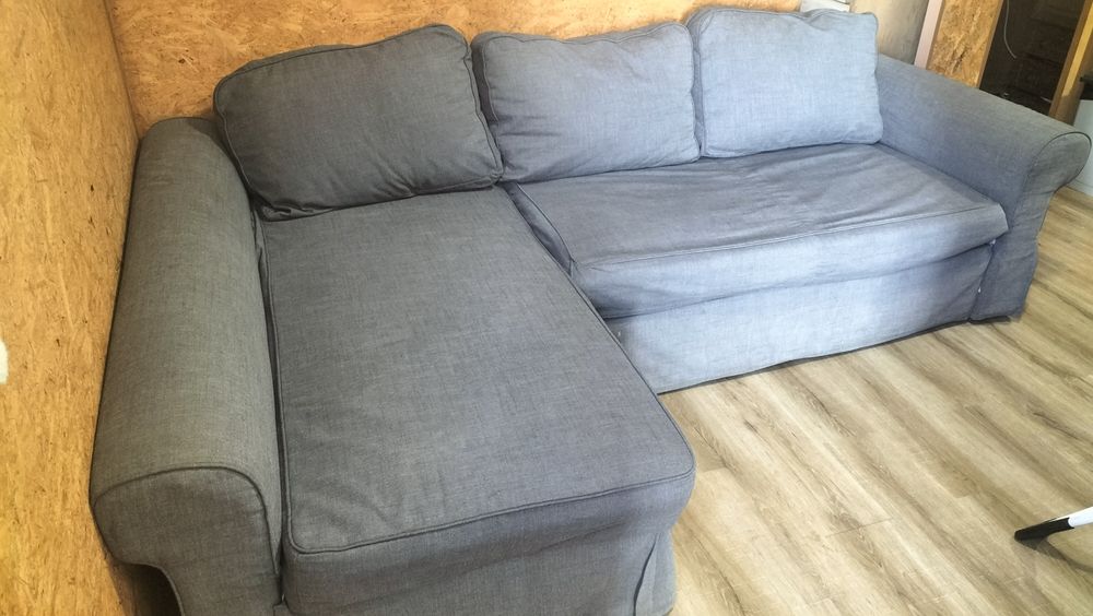 Imperdível sofá cinza como novo