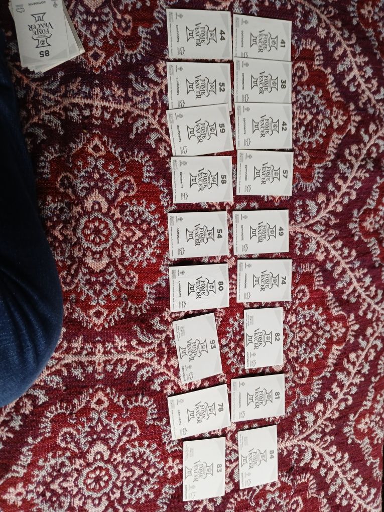 Vendo cromos fome de vencer da selecção