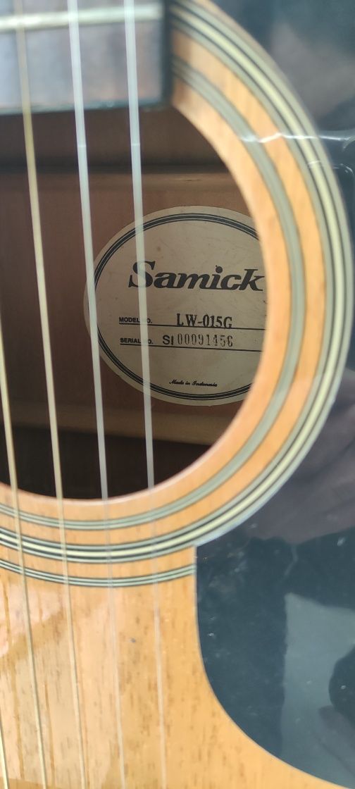 Gitara akustyczna Samick lata 2000 idealny  stan