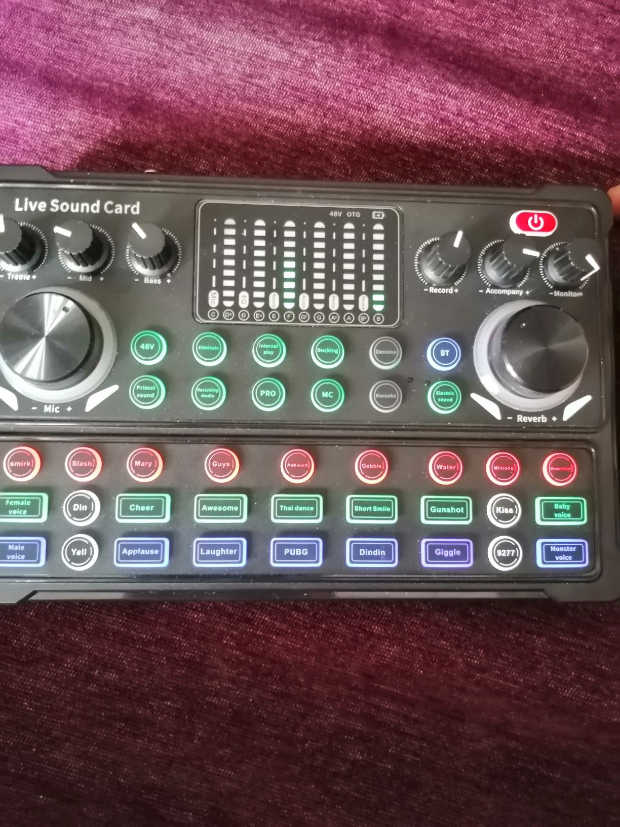 Live Sound Card Proffesional Studio Pro