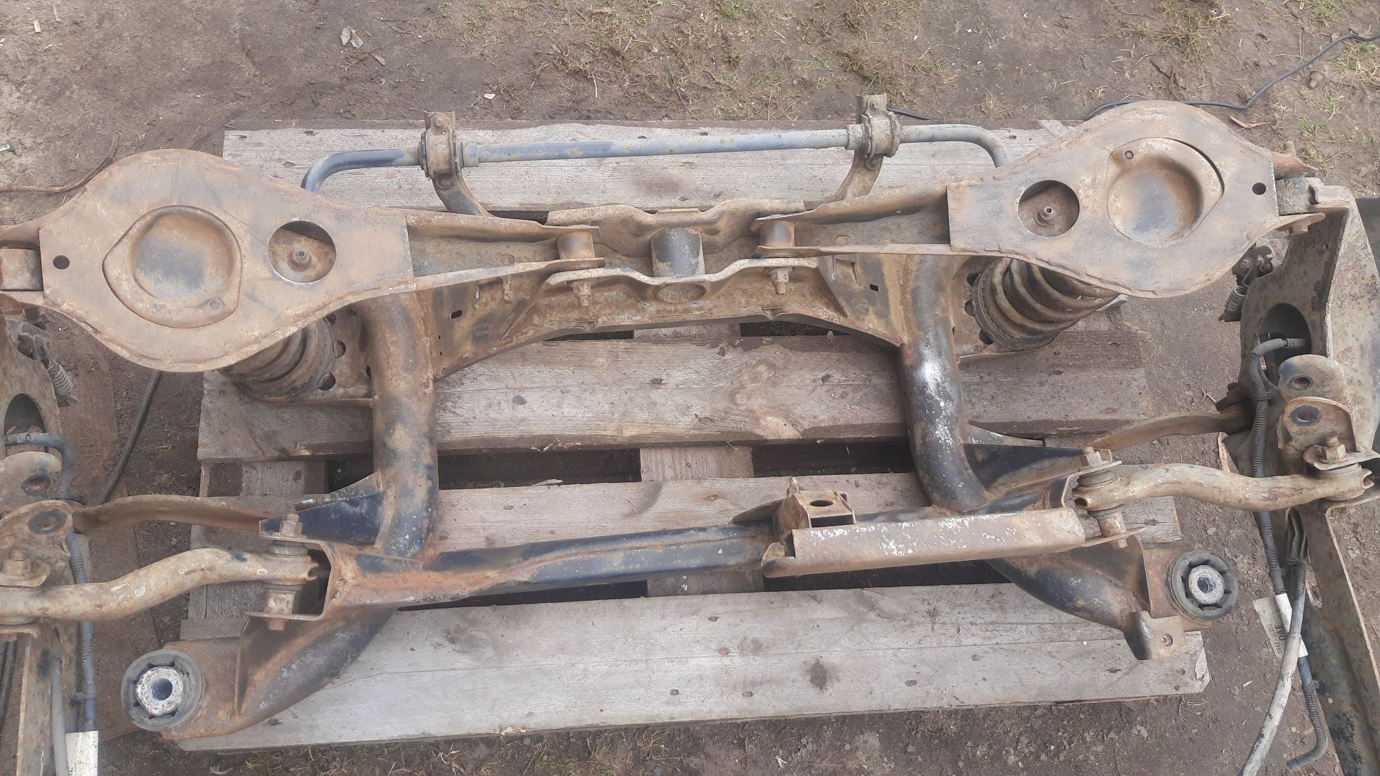 Wózek sanki oś tył jaguar x-type