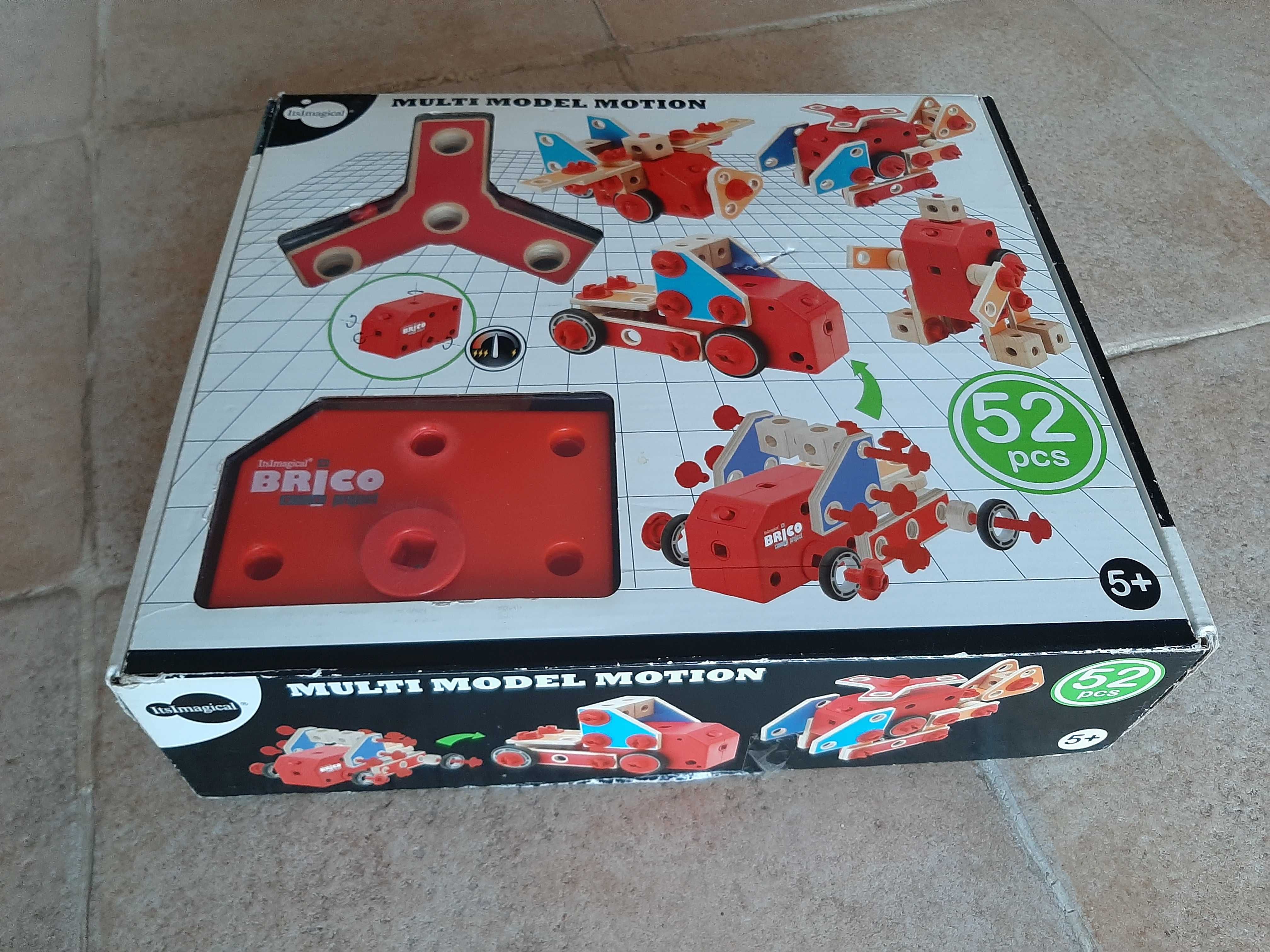 Jogo de Construção Multi Modelo com Motor 52 pcs