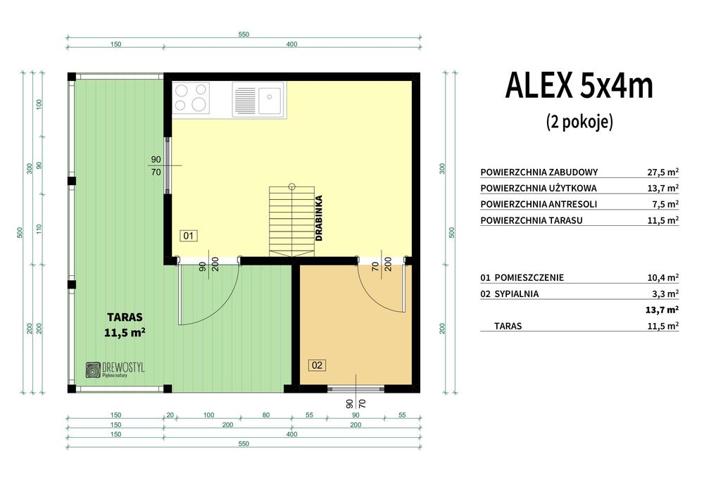 Domek letniskowy domek drewniany bez pozwolenia działka ogród ROD Alex
