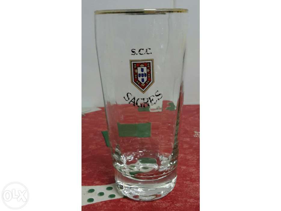 Sagres - Copo da cerveja Sagres muito antigo