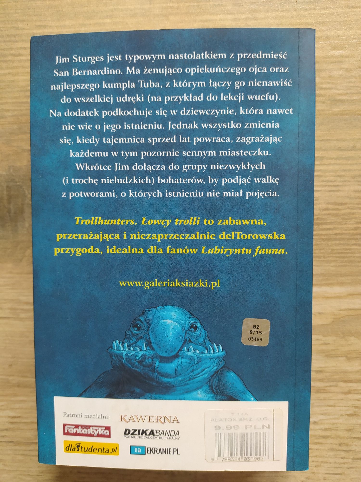 TrollHunters łowcy trolli guillermo del Toro Daniel kraus