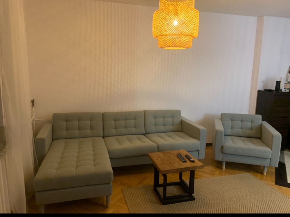 Sofa Ikea Landskrona z fotelem
