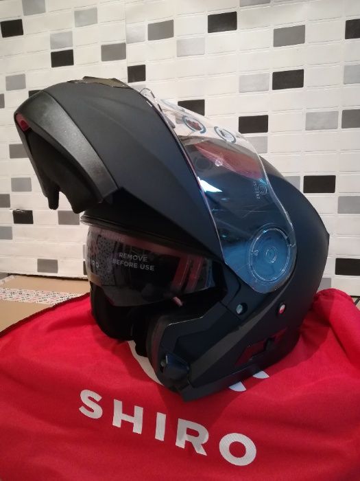 Kask szczękowy SHIRO -Super cena !! rozmiar XS i S uchwyt PINLOCK