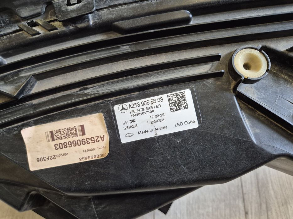 Фара права Mercedes GLC W253 2020-2022 USA