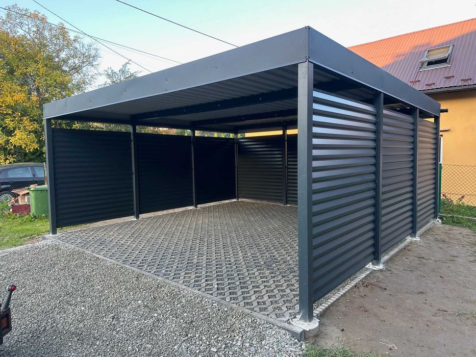 Carport 6x6 6x3 Wiata Samochodowa Altana Metalowa