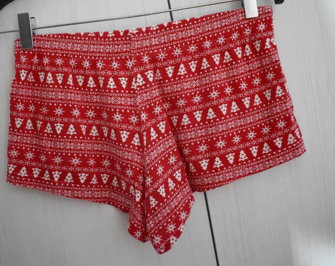 Spodenki szorty świąteczne XS 34 renifer gwiazdka święta norweski mini