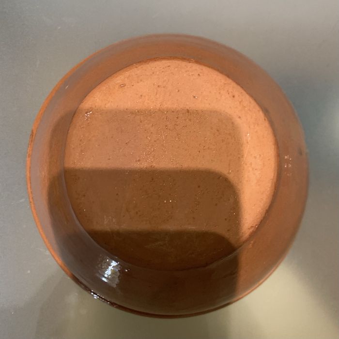 Tigela colorida com flores