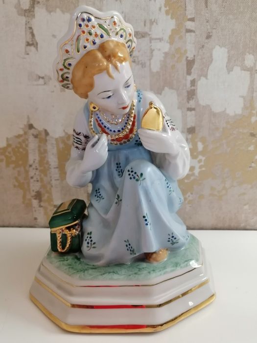 Figurka porcelanowa ZSRR Lomonosow Mińsk Vintage