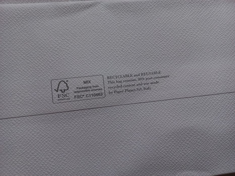 6 Sacos de papel da prada