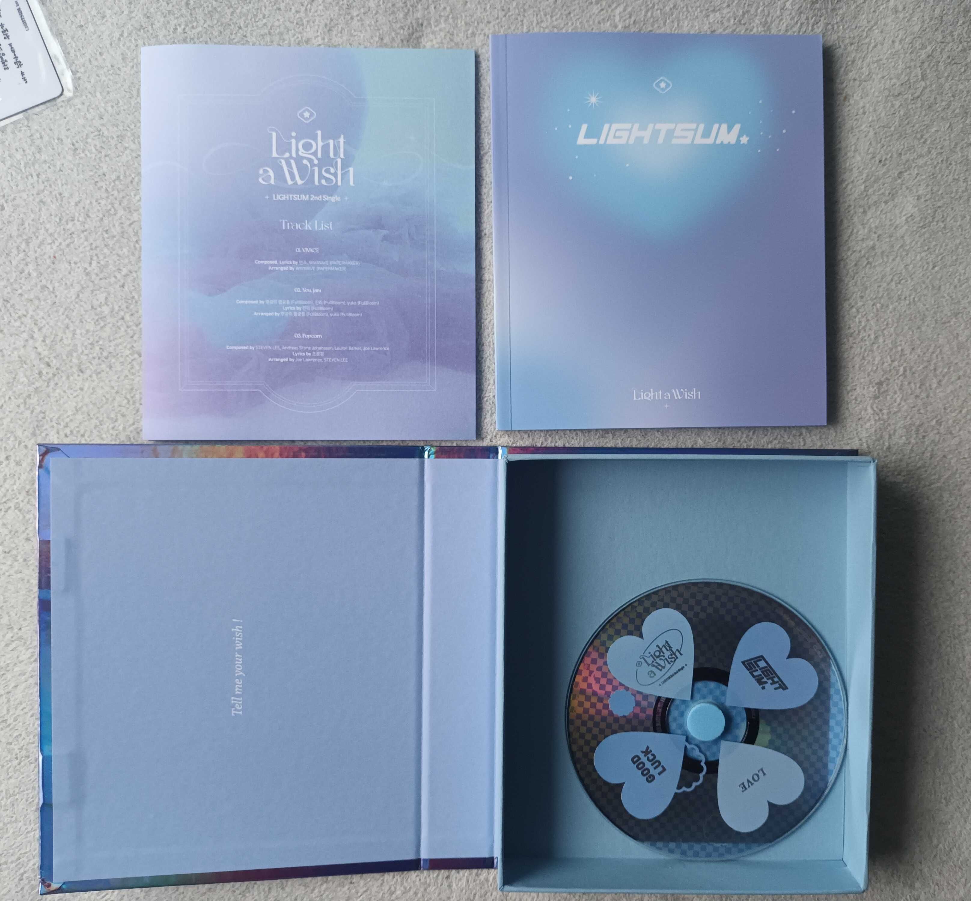 LIGHTSUM "Light a Wish" (Light ver.) (z kartami)
