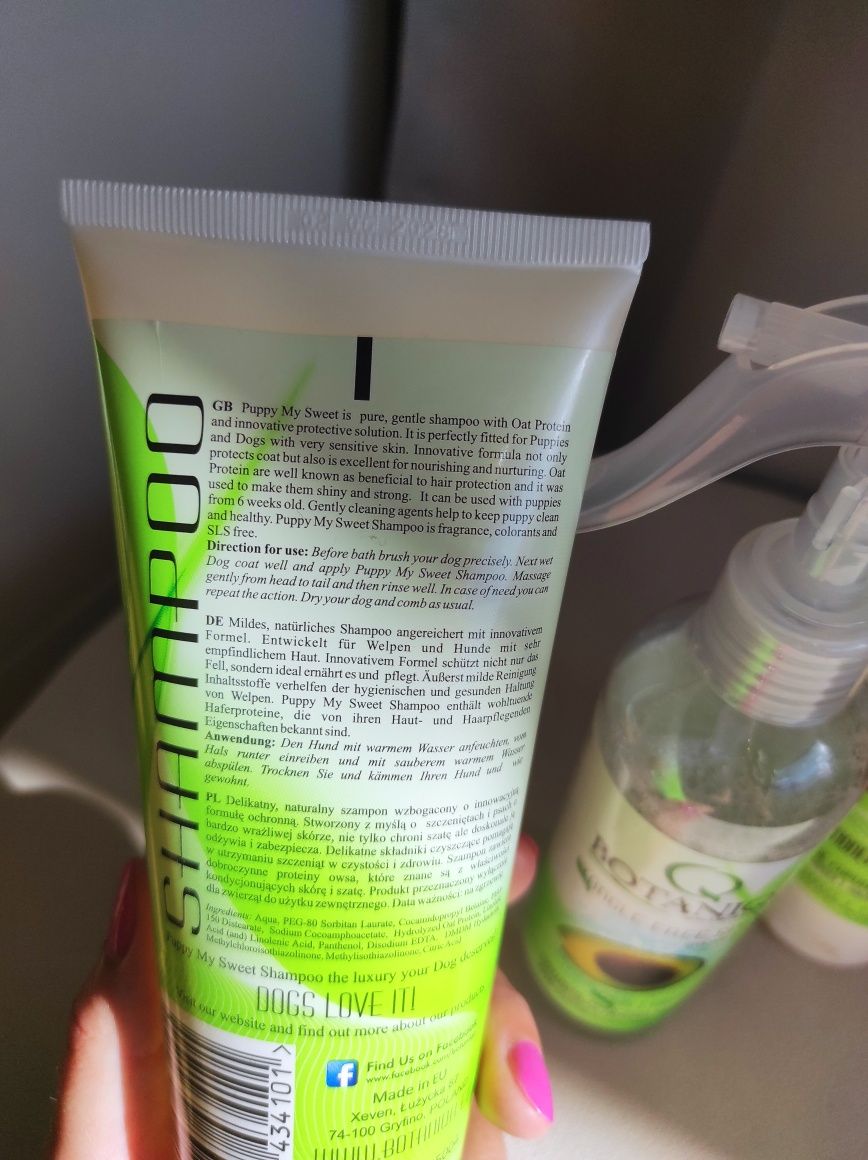 BOTANIQA ZESTAW - szampon, odżywka, spray dla psa