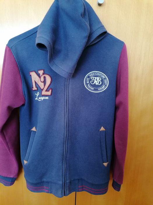 Casaco  com capuz menino T 14 anos