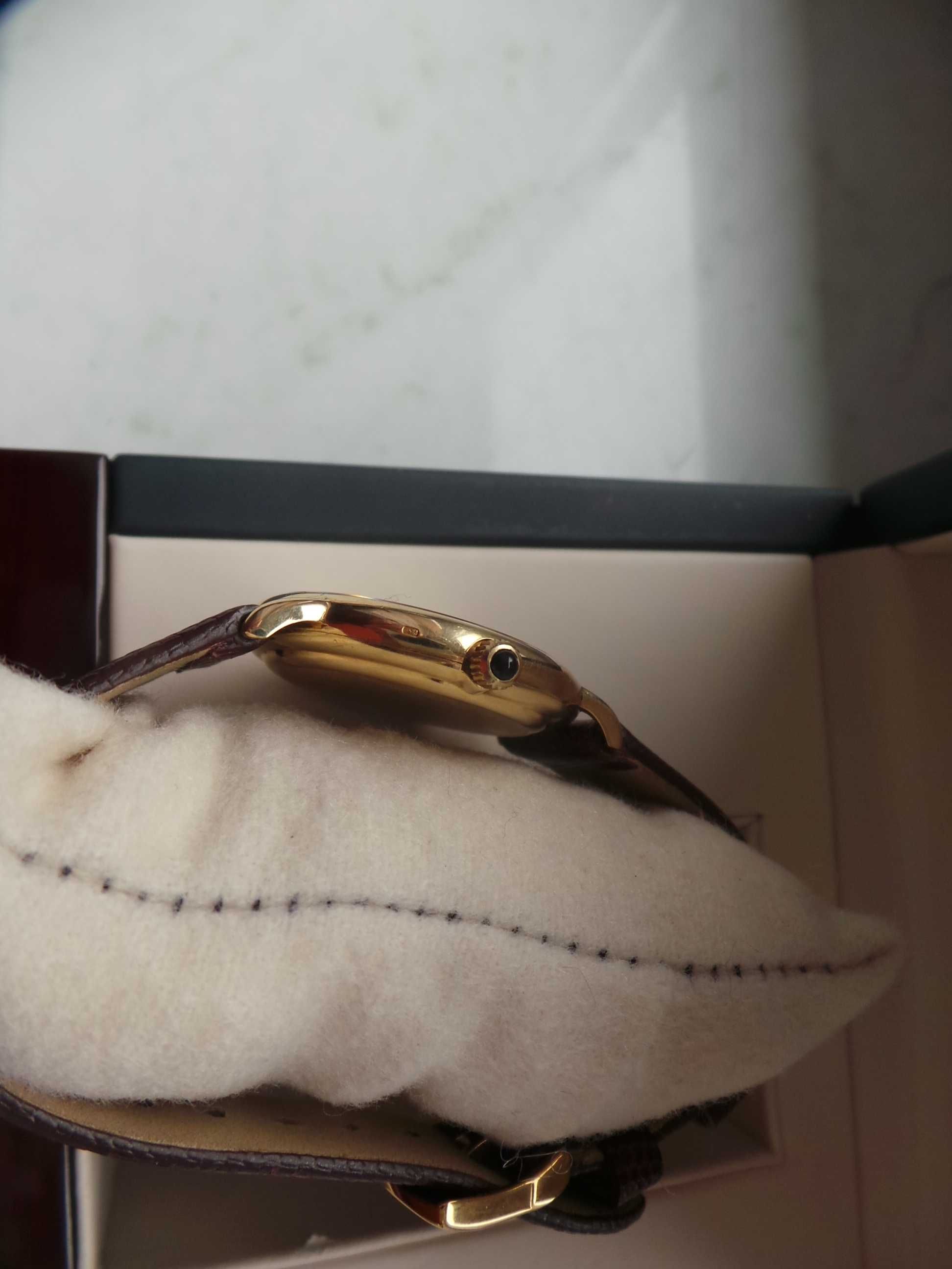 złoty zegarek longines 18k automat