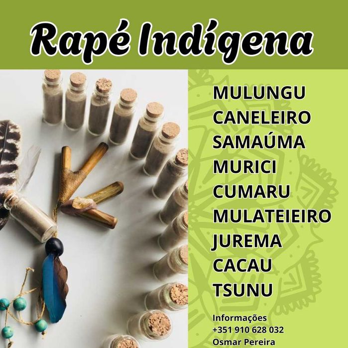 Rapé Indígena para uso cerimonial