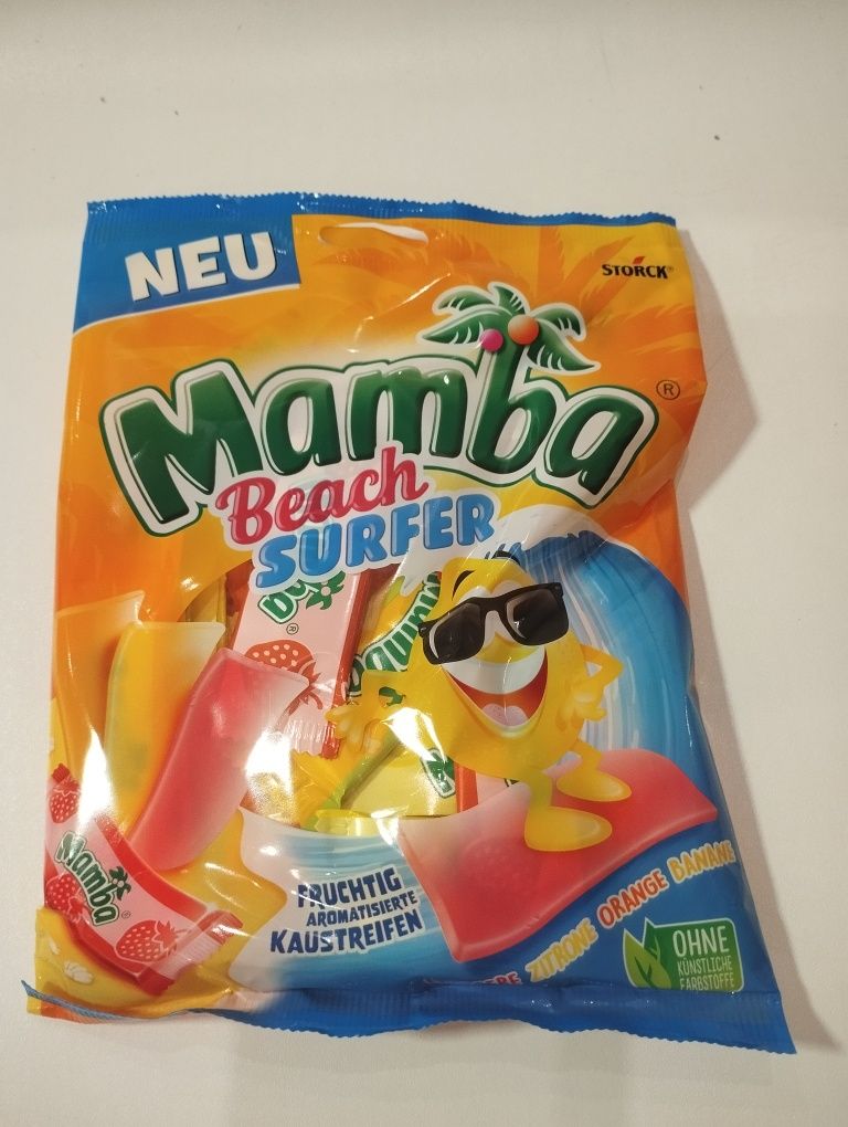 Gumy rozpuszczalne mamba beach surfer 160 g nowość