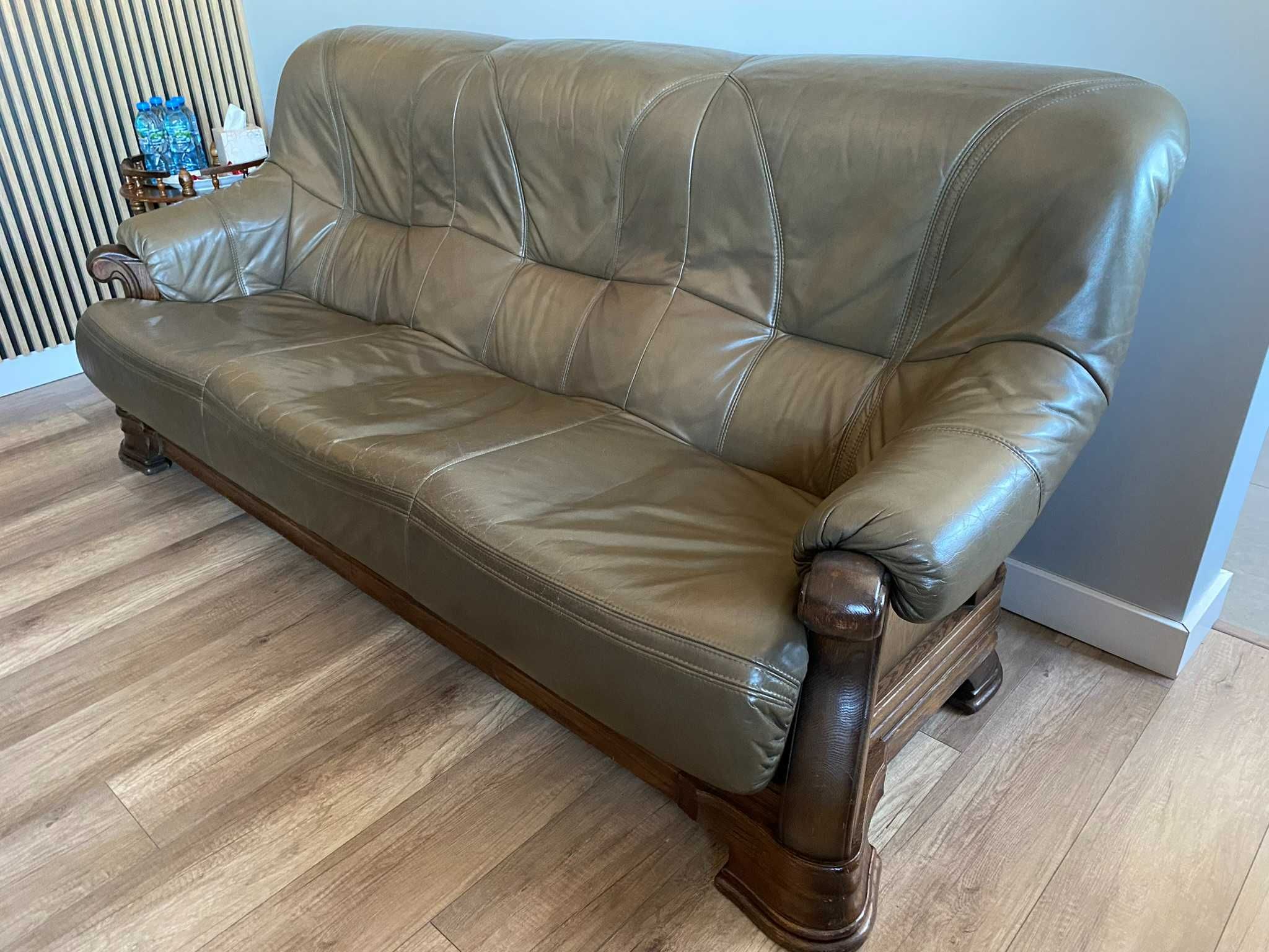 Sofa skórzana 215x94x94
