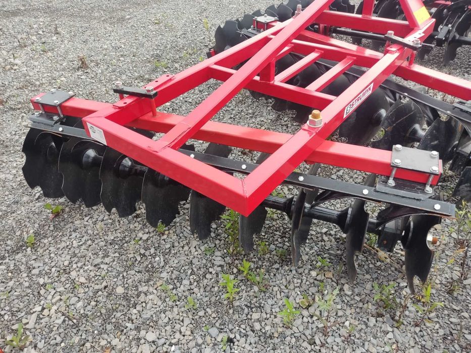 Nowa brona talerzowa stal borowa Strumyk/Demarol agregat 1,4/3,4m