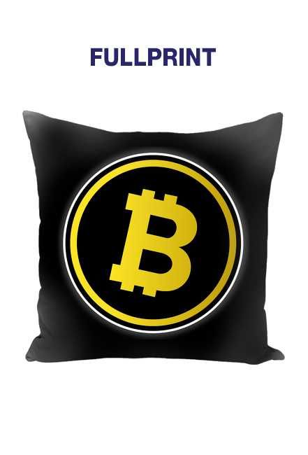 Poduszka jasiek z nadrukiem FULLPRINT Bitcoin BTC