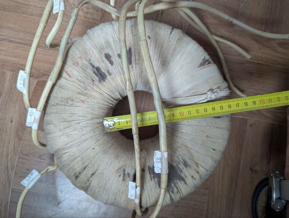 Трансформатор тороидальный 2.5КВТ 220в  36в 12в 19.5кг