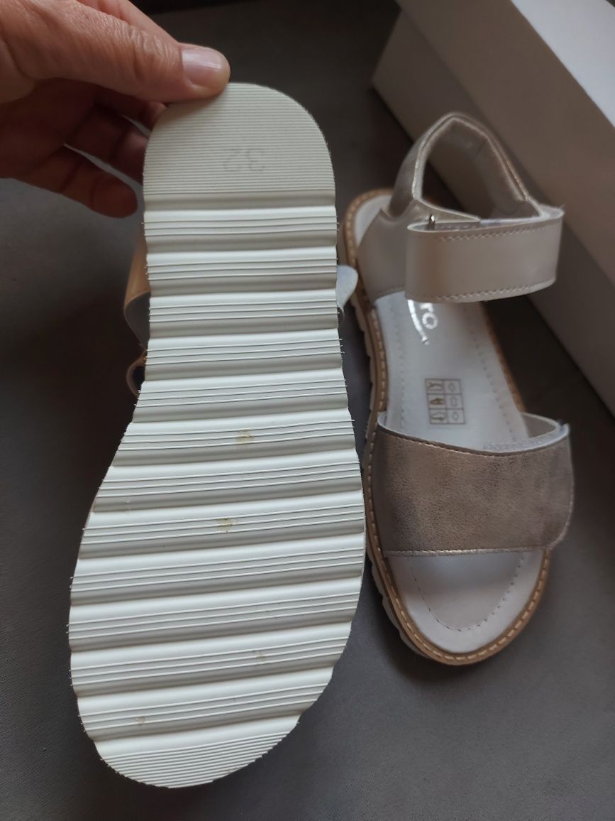 Sandalki sandały r32/33 zarro skórzane na lato wakacje