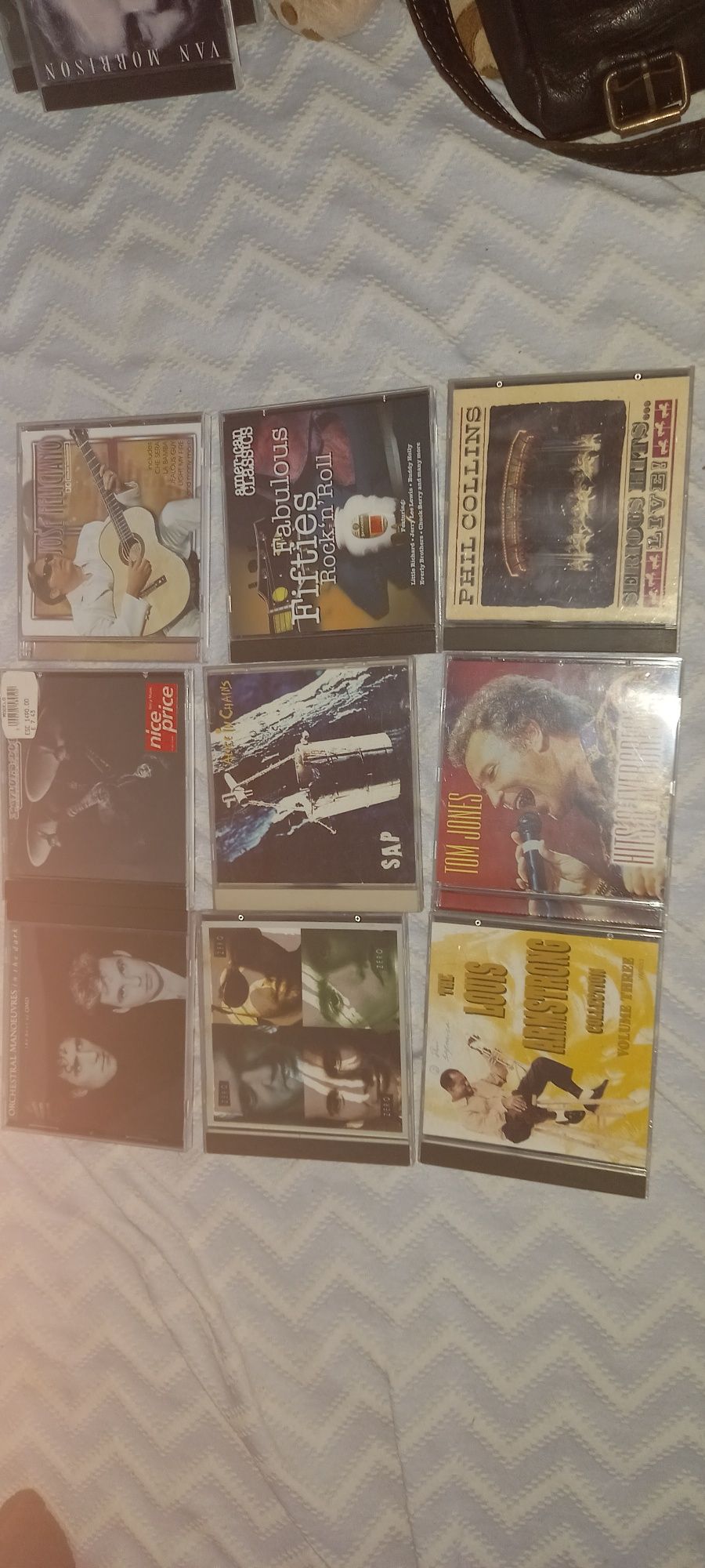 Cd's de vários tipos de música