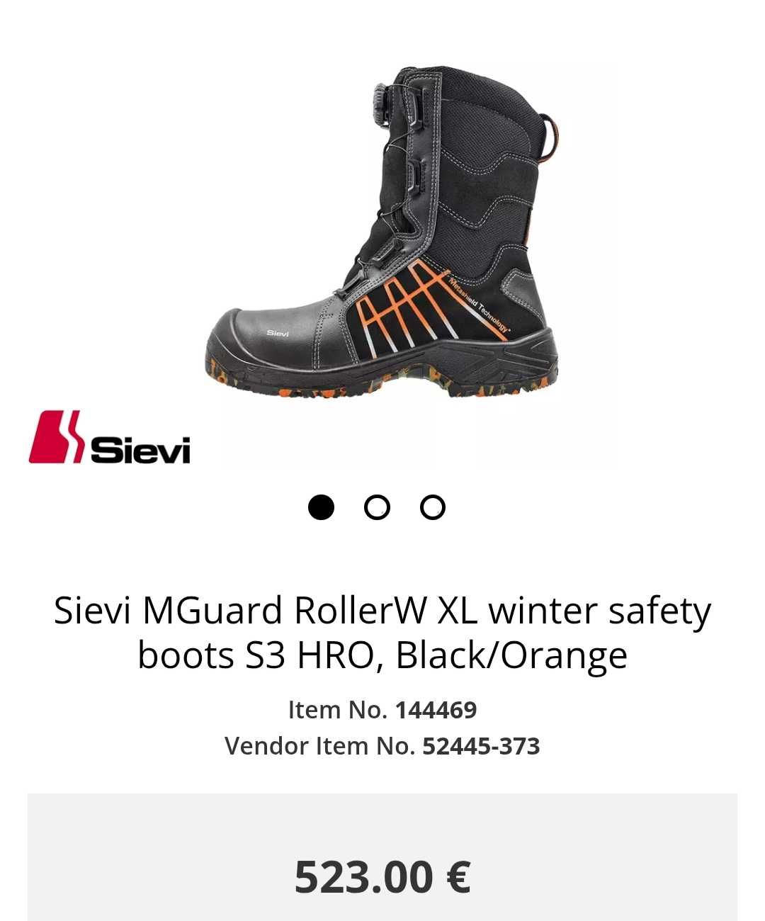 Buty robocze ocieplane Sievi MGuard Roller 41
