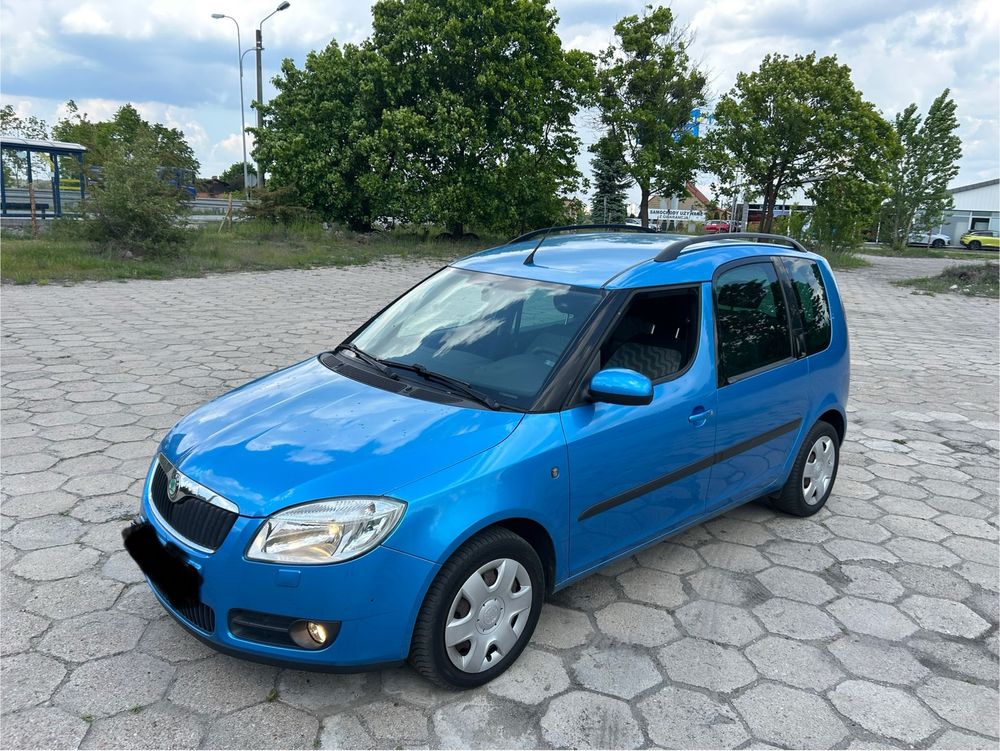 Roomster 1.2 MPI na łancuchu Grzane fotele Tempomat Czujniki Hak Skoda