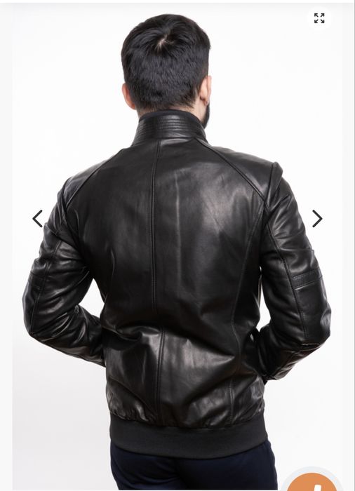 Кожаная куртка бомбер МДК