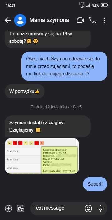 Korepetycje Matematyka [TABLICA ONLINE, Sprawdzona metoda]