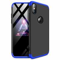 Gkk 360 Etui Ochronne Dla Iphone Xs Max - Czarno-Niebieskie