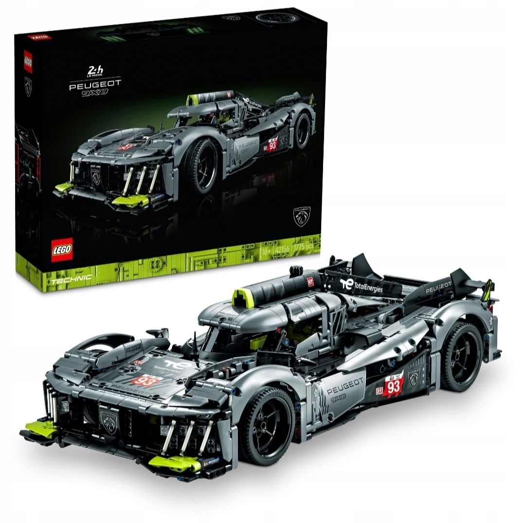 LEGO Technic 42156 - PEUGEOT 9X8 24H Le Mans Hybrid Hypercar

Świętuj