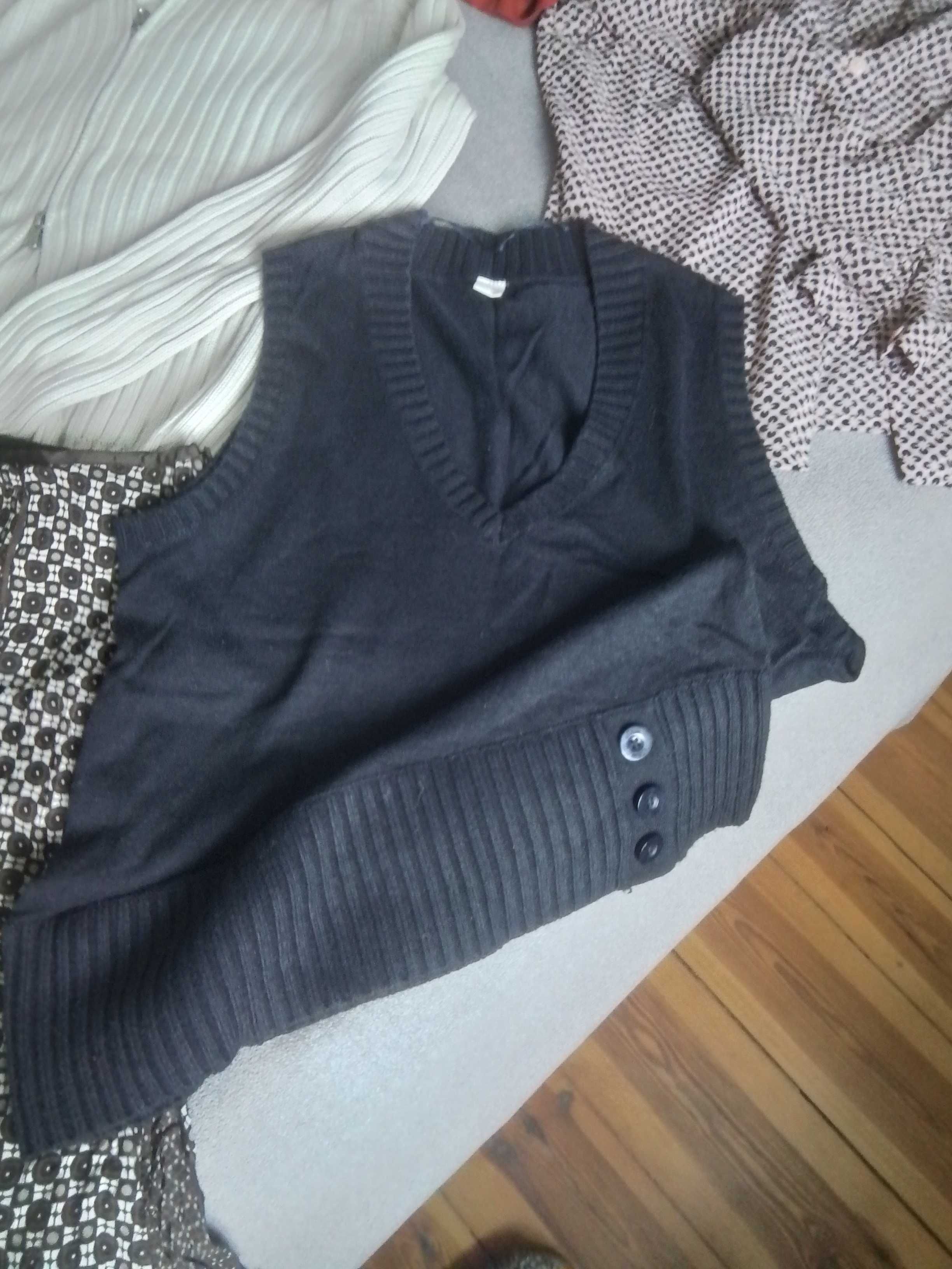 Esprit s.oliver, benetton swetr spódnica bluzka