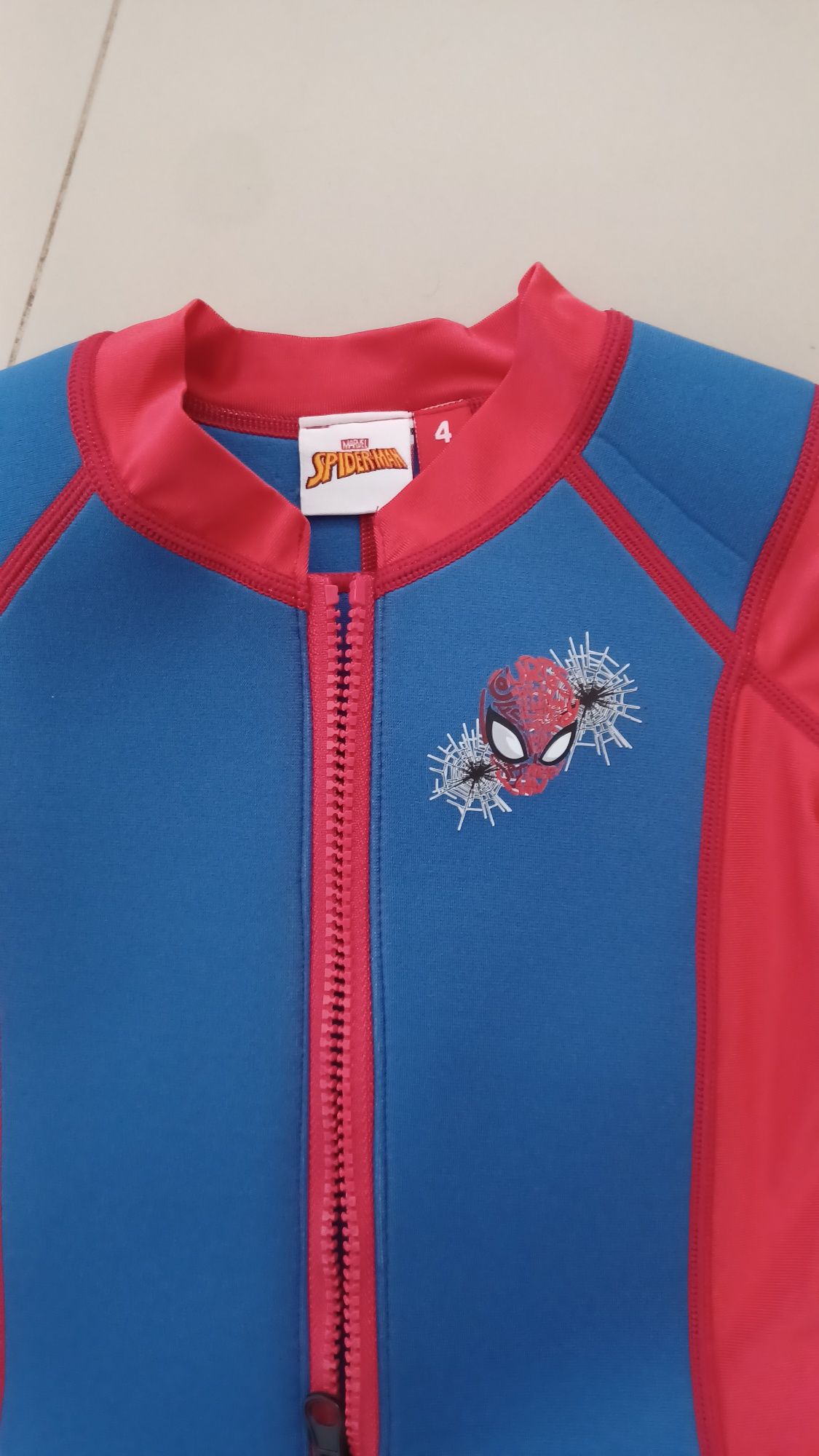 Fato Natação Spiderman Criança