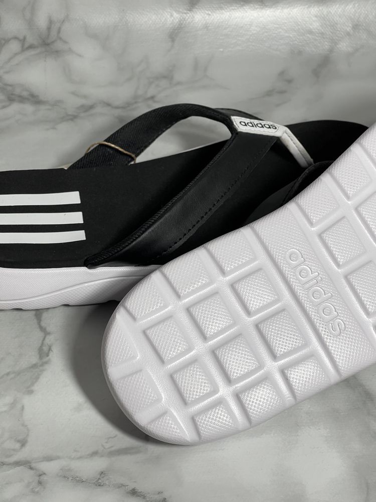 Нові Вʼєтнамки Adidas Пантолети Comfort Sportswear EG2069 чорні 37