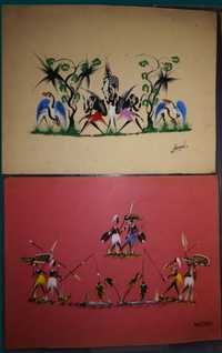 Pinturas manuais Africanas