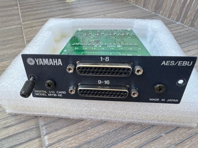 BEHRINGER X Madi card X32, Klark Teknic DN 32 -USB, Yamaha AES/EBUMY16