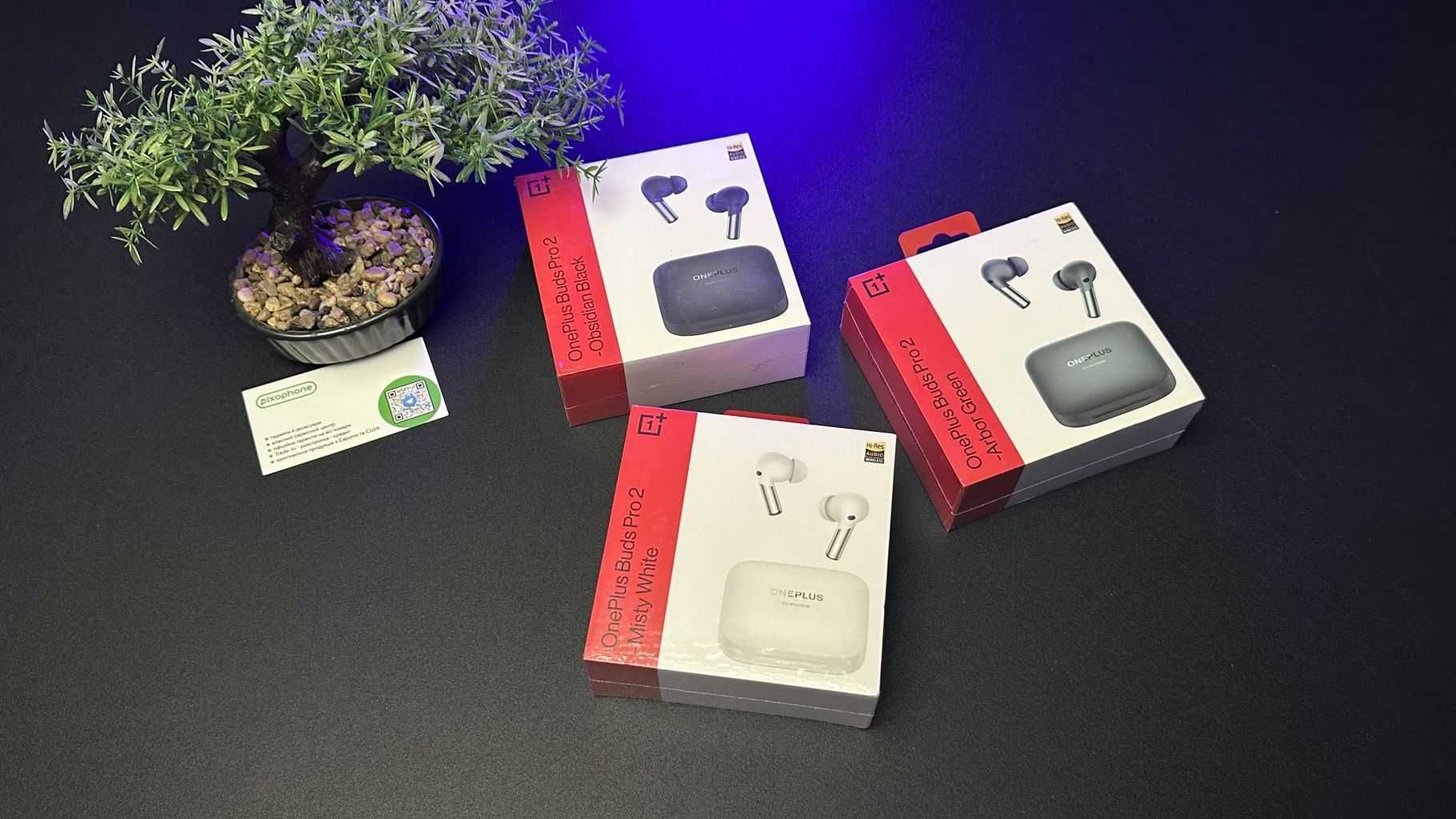 NEW Навушники TWS OnePlus Buds Pro 2 Arbor Green/Blac/White Гарантія