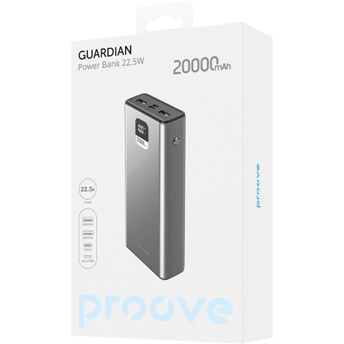 Портативна Батарея Proove Guardian 22.5W 20000mah