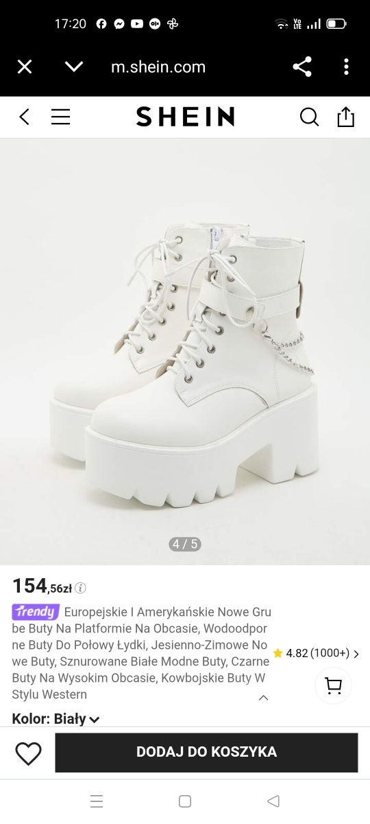 Buty Workery botki kozaki na platformie 39