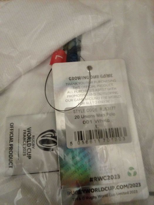 Polo comemorativo do Campeonato Mundial de Rugby 2023 France