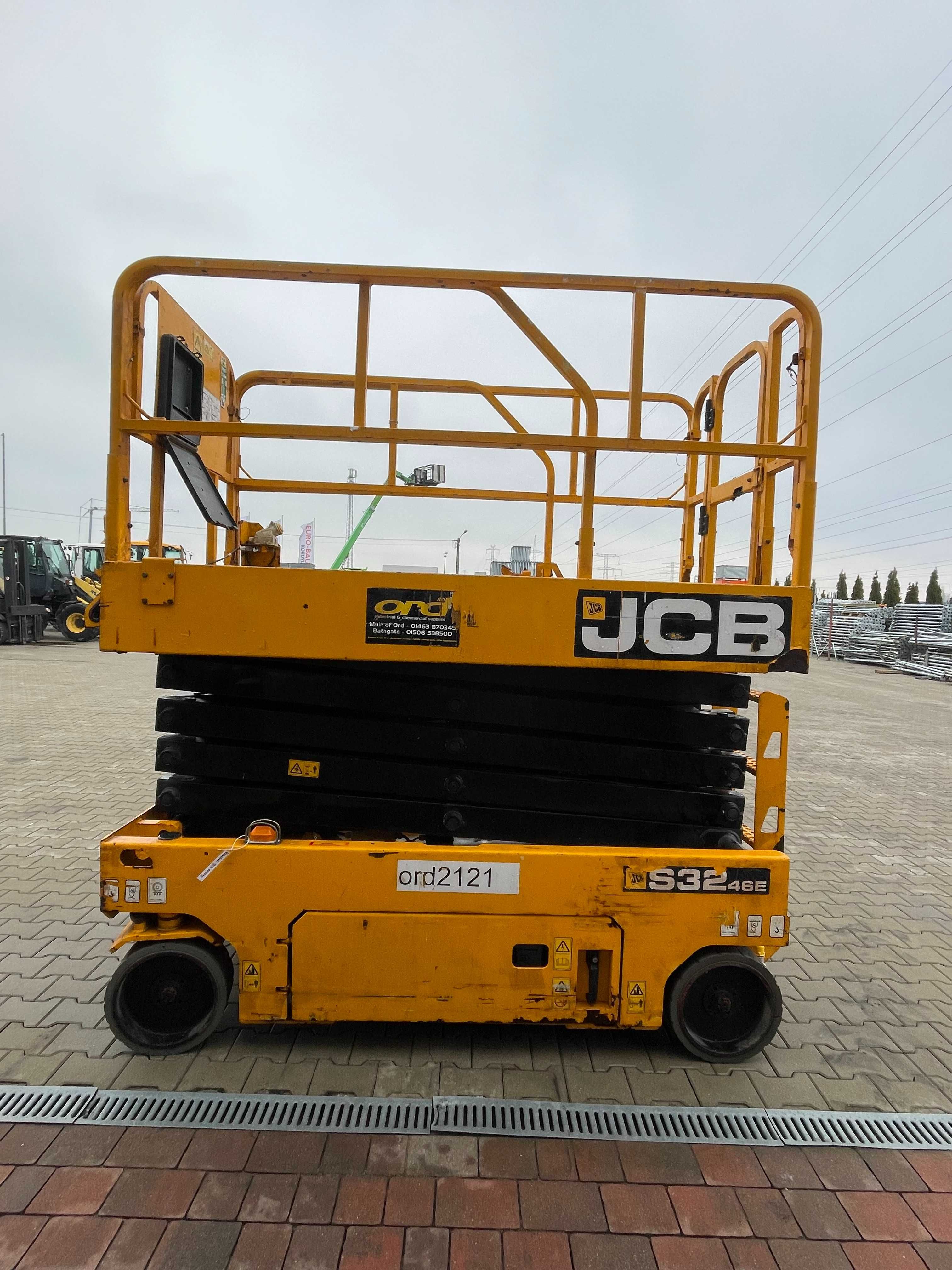 JCB S3246E 12m Zwyżka podnośnik nożycowy elektryczny 230V koszowy 2017