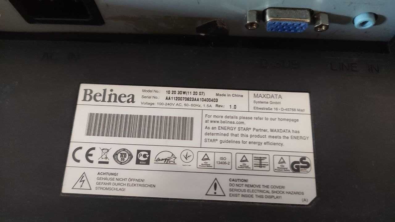 Monitor Belinea 102030W - stan bardzo dobry